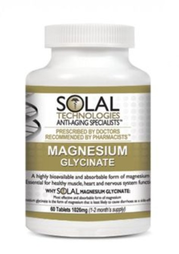 Solal Magnesim Glycinate 200mg 60 Tabs