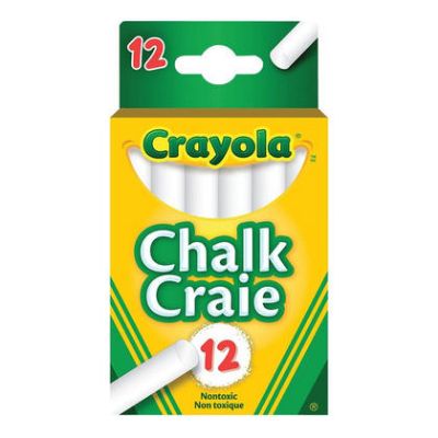 Crayola Chalk White (12/bx)