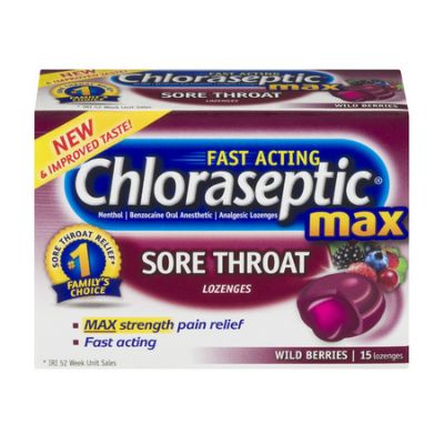 Chloraseptic Max Sore Throat Lozenges 15s