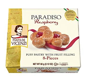 Paradiso Raspberry Fruit Filled Puff Pastry 