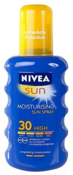 Nivea Moisturising Sun Protect Spray Spf 30