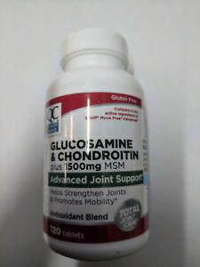 Qc Glucosamine & Chondroitin  + 1500mg Msm 120s