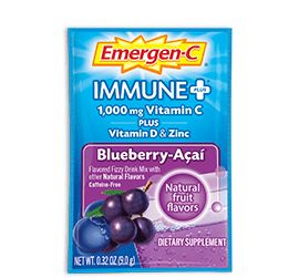 Emergen-c Immune Plus Blueberry-acai